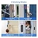 Window and Door Alarm When Opened (5 Pack) for Kids Safety/Home Security, Sliding Glass Front Door Opening Sensor Alarms for Dementia, 120dB Burglar Alert, Ideal for Business, Garage, Apartment, Black