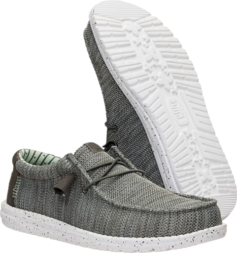 Image of HEYDUDE Men's Wally Stretch Sox Slip-On Loafer, Lightweight, Breathable, with Flex & Fold Outsole