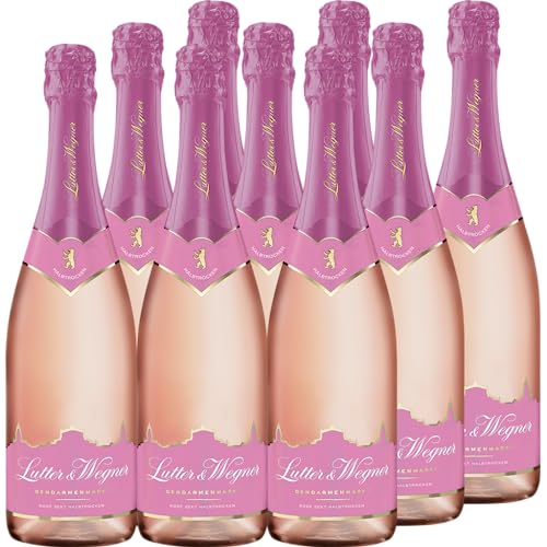 6x Lutter & Wegner Gendarmenmarkt Rosé Sekt Halbtrocken