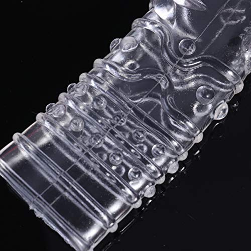 EXCEART Herbruikbare Penis Mouwen Extender Crystal Silicone Uitbreiding Sex Toy Cock Vergroter Condoom Schede Vertraging… - Image 6