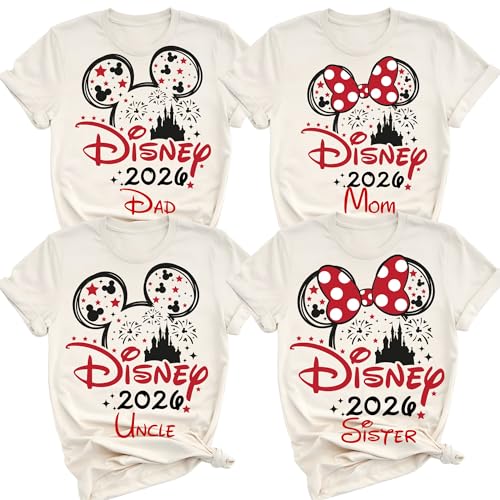 Image of Custom Family Trip Shirts 2026, Matching Vacation Tees, Fantasy Castle Theme Shirt, Group Travel Holiday Shirt