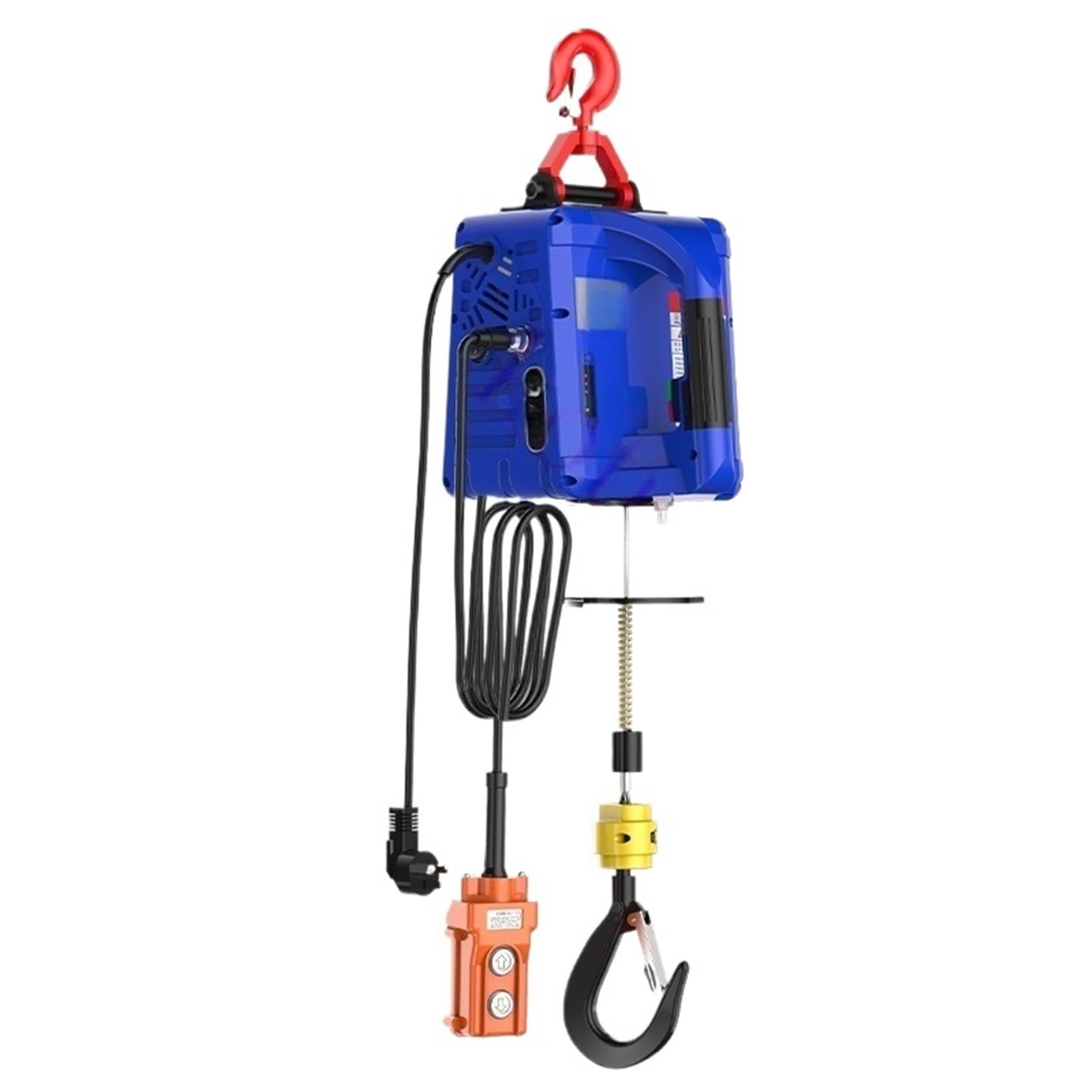 Verricelli elettrici Bandiera per Paranco Elettric 100-500kg Paranco Elettrico Portatile Verricello A Mano Blocco Di Trazione Fune Acciaio Sollevamento Traino | 200kg three in one