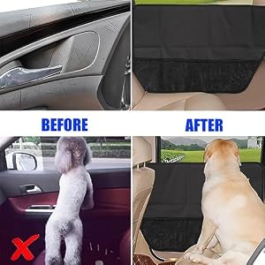 Car Door Guard for Dogs, 2 Pack Pet Protector for Auto Door Window, Waterproof Oxford Cover with Net Storage Pockets, Anti Scratch Guard for Dog Cat Pet, Car Interior Accessories Car Door Guard for Dogs, 2 Pack Pet Protector for Auto Door Window, Waterproof Oxford Cover with Net Storage Pockets, Anti Scratch Guard for Dog Cat Pet, Car Interior Accessories