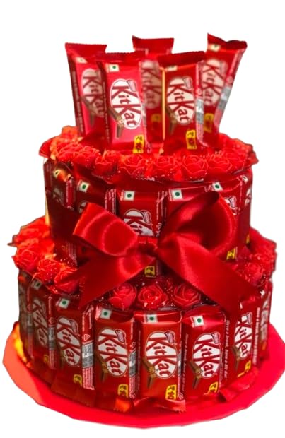 Butterfly Chocolate Gift Hamper For | Birthday |Rakhi|Nestle kitkat 12.8 gm × 50 red colour tissue flower × 30 (B0CG7X68HS) Amazon Price History, Amazon Price Tracker