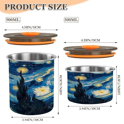 Envase para café ATTX acero inoxidable 17oz con tapa hermética miniatura 2
