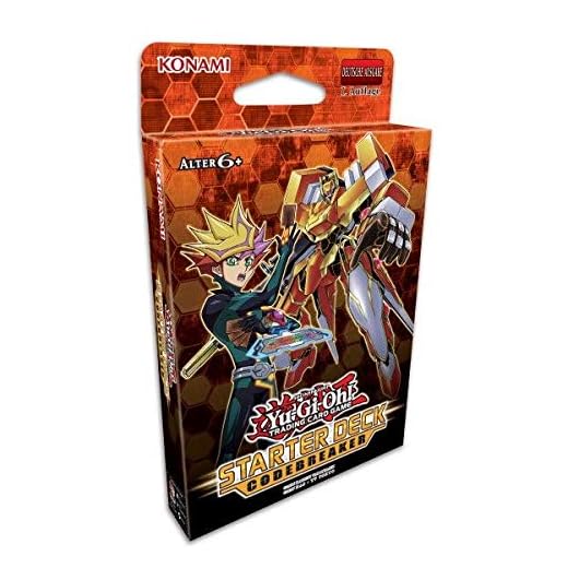 a YuGiOh! Starter Deck Codebreaker | DEUTSCH | Yu-Gi-Oh! Karten NEU GÜNSTIG | + Arkero-G 50 Small Soft Sleeves japanische Kartenhüllen