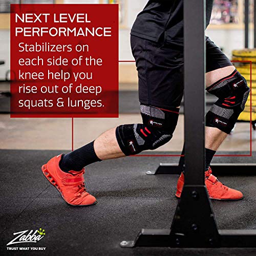 Joelheiras para levantamento de peso para Crossfit Powerlifting e treinamento de peso – 1 par de env