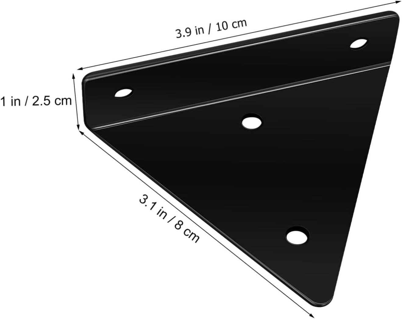 Alipis 6pcs Heavy Duty Shelf Brackets for Wall Mounting Space-Saving Floating Shelf Supports Accessories