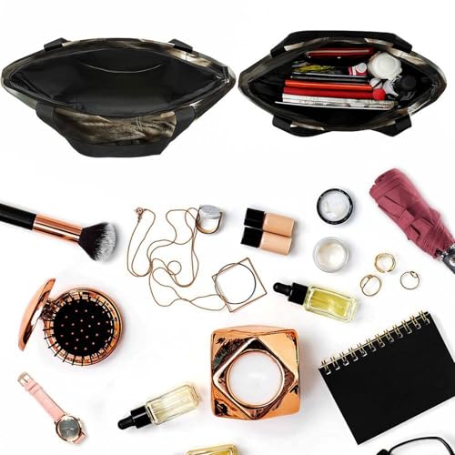 Women Tote Bags with Handles Tabby Cat Shoulder Bag with Zipper Handbags Shopping Bags Travel Bag Beach Bag Reusable Grocery Bag for Swim Holiday Gift4