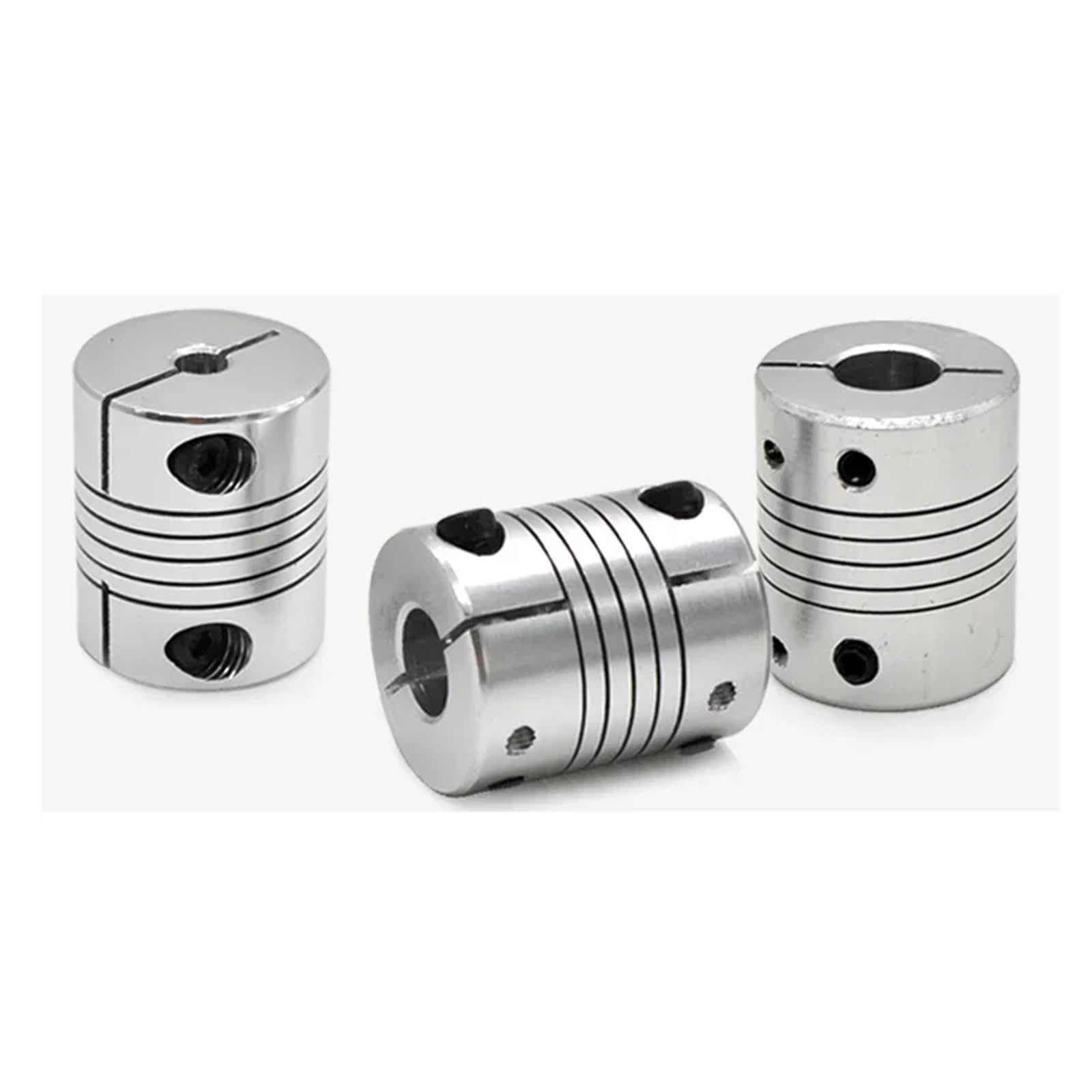 Acoplador de eje de aluminio de 6mm/8mm/10mm/12mm/14mm/15mm/16mm, Conector de Motor acoplador Flexible for impresora 3D CNC, Servomotor paso a paso, 1 Uds.(8mm-14mm)