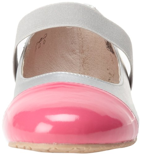 umi Elaina II Ballet Flat (Toddler/Little Kid/Big Kid),Silver/Pink,32 EU(1 M US Little Kid)2