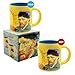 The Unemployed Philosophers Guild Vincent Van Gogh Heat Transforming Mug - Hot Coffee Changes Van Gogh's Self-Portrait, Comes in Fun Gift Box, 10 oz