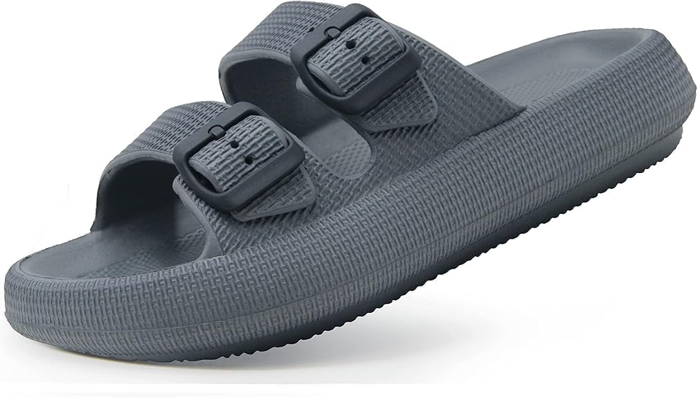TopiBaaz Women Winter Plush Home Indoor & Outdoor Flip Flop Slippers For Girls | Stylish Soft warm Slip on Flat Slide Slipper (Grey, 6uk) (B0D9HKBCB4) Amazon Price History, Amazon Price Tracker