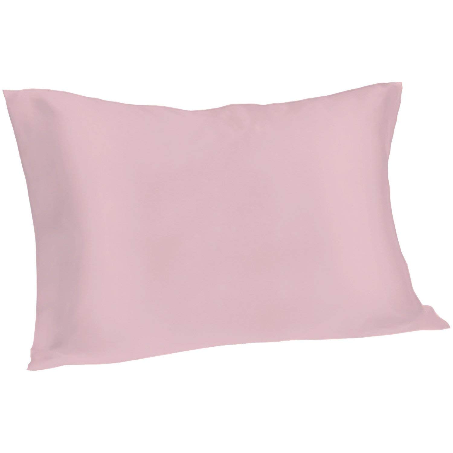 Spasilk 100-percent Silky Satin Facial Beauty Pillowcase-Standard/Queen, Pink