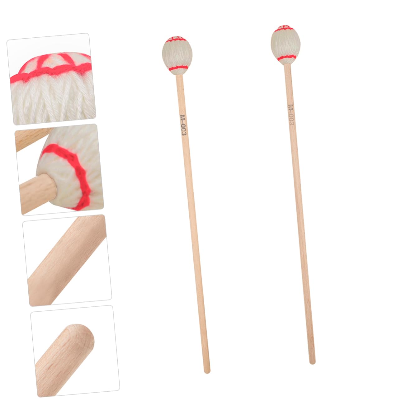 ifundom 6pièces Maillets Marimba Érable Premium Pour Instruments De Percussion Accessoires Professionnels De Cerisier Pour Pratique Et Performance