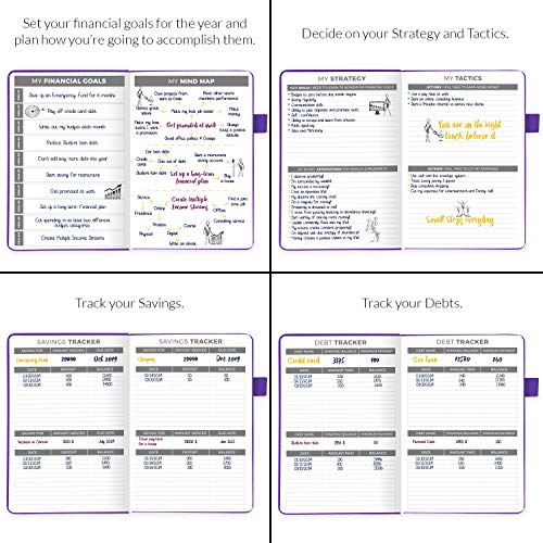 Clever Fox Budget Planner - Expense Tracker Notebook. Monthly Budgeting Journal, Finance Planner & Accounts Book to Take Control of Your Money. Undated - Start Anytime. A5 Size Purple Hardcover