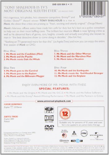 Monk: Series 1 [Edizione: Regno Unito] [Edizione