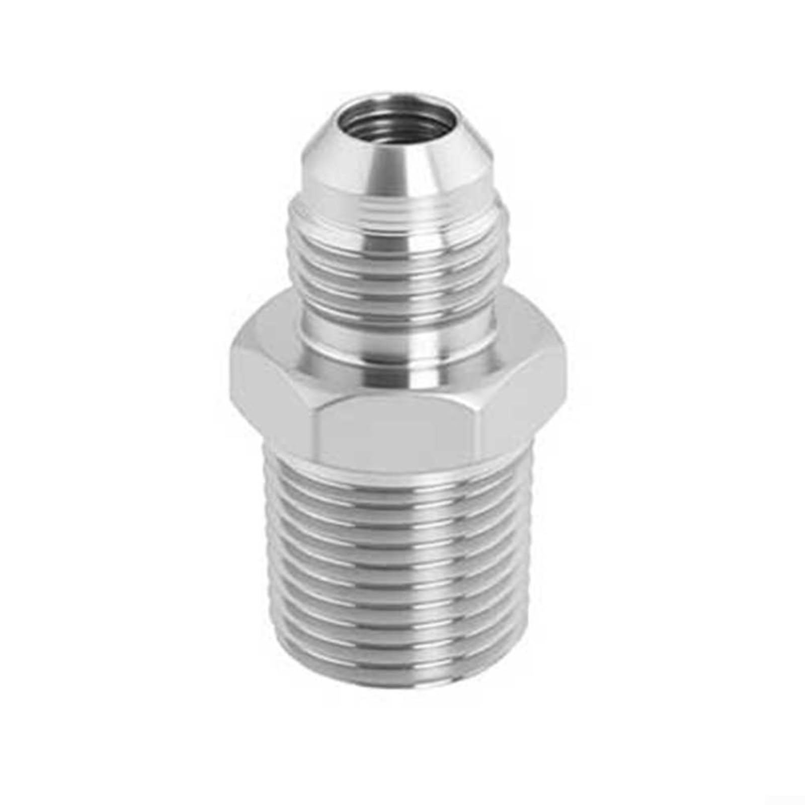 15 adaptadores de manguera hidráulica NPT macho de 3/8 pulgadas a JIC 37° de ajuste recto de acero inoxidable 316L a prueba de fugas para reparación industrial de alta presión