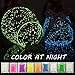 Eme-rald Glow in The Dark Gravel, DIY Decorative Luminous Stones, Glow in The Dark Garden Sand, Luminous Sand Stones Rocks for Yard and Walkways for Aquarium Fish Tank Decoration (Purple)