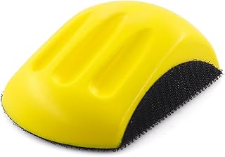 YDROWN 5" Hook and Loop Hand Sanding Mouse Block Sand Pad Hook Backing Plate for for Sander Woodworking, Furniture Restoration, Home and Automotive Body