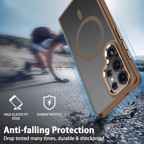 Image of MALEWOLF Magnetic Case for Samsung Galaxy S25 Ultra, Slim Matte Cover