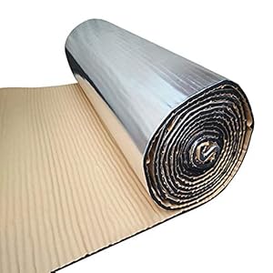 Shkalacar Auto Sound Deadening Mat, Auto Firewall Sound Deadener, interne hitteschild isolatie 7mm 50x100cm, voor auto kap, deur, chassis, airconditioning buis