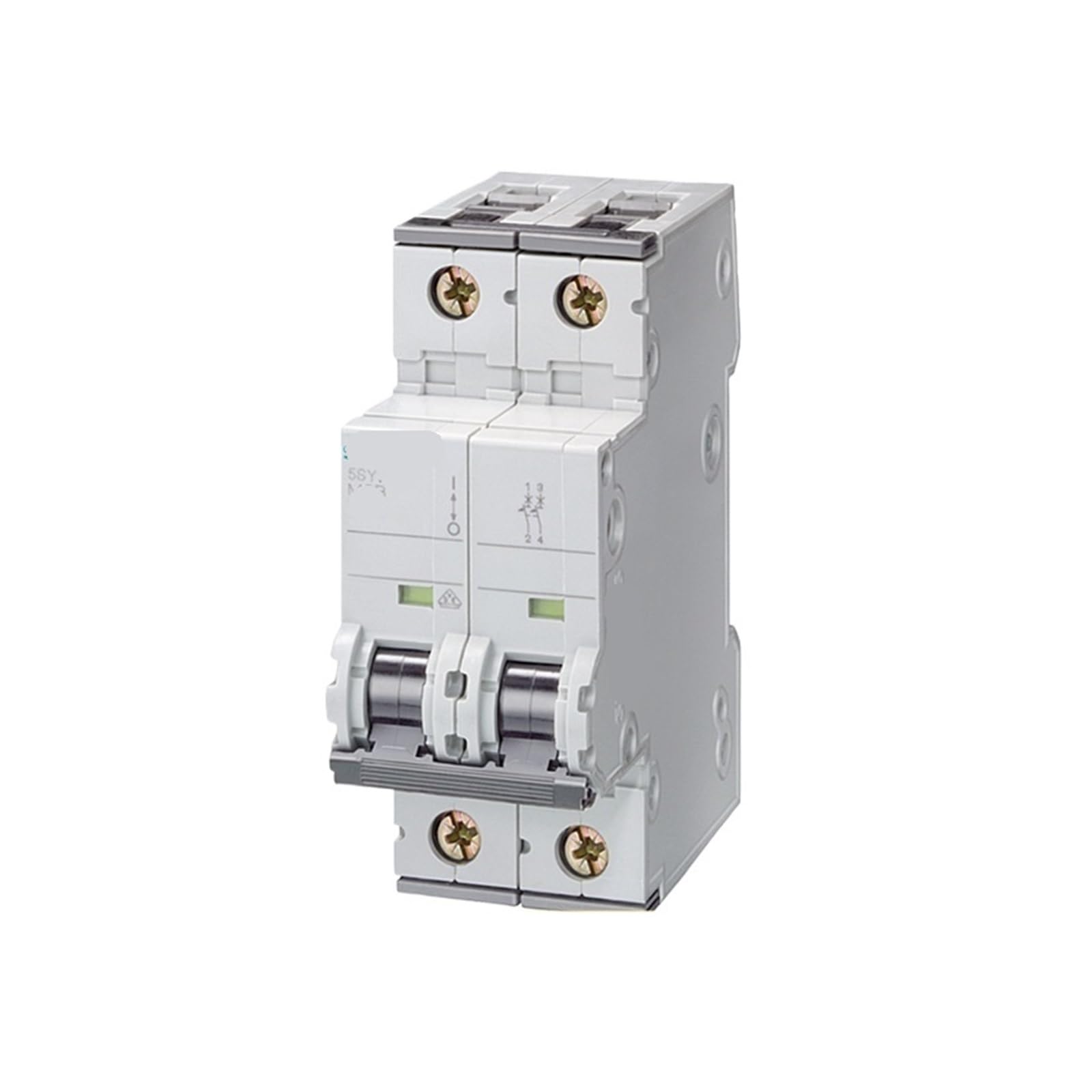 Disjoncteur Miniature 5SY6 2P D3 protection court-circuit rail DIN 5SY62038CC