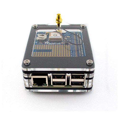 C4Labs Zebra Case Kit For Adafruit Gps Hat And Raspberry Pi 4B 3B, 3B+, And Pi 2B #TOP5