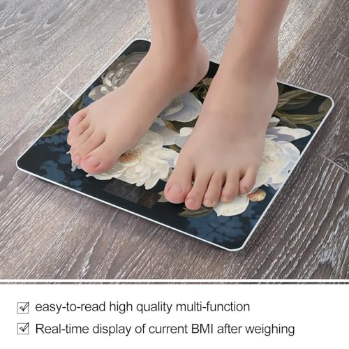 Báscula digital de baño con pantalla LED y vidrio templado miniatura 5