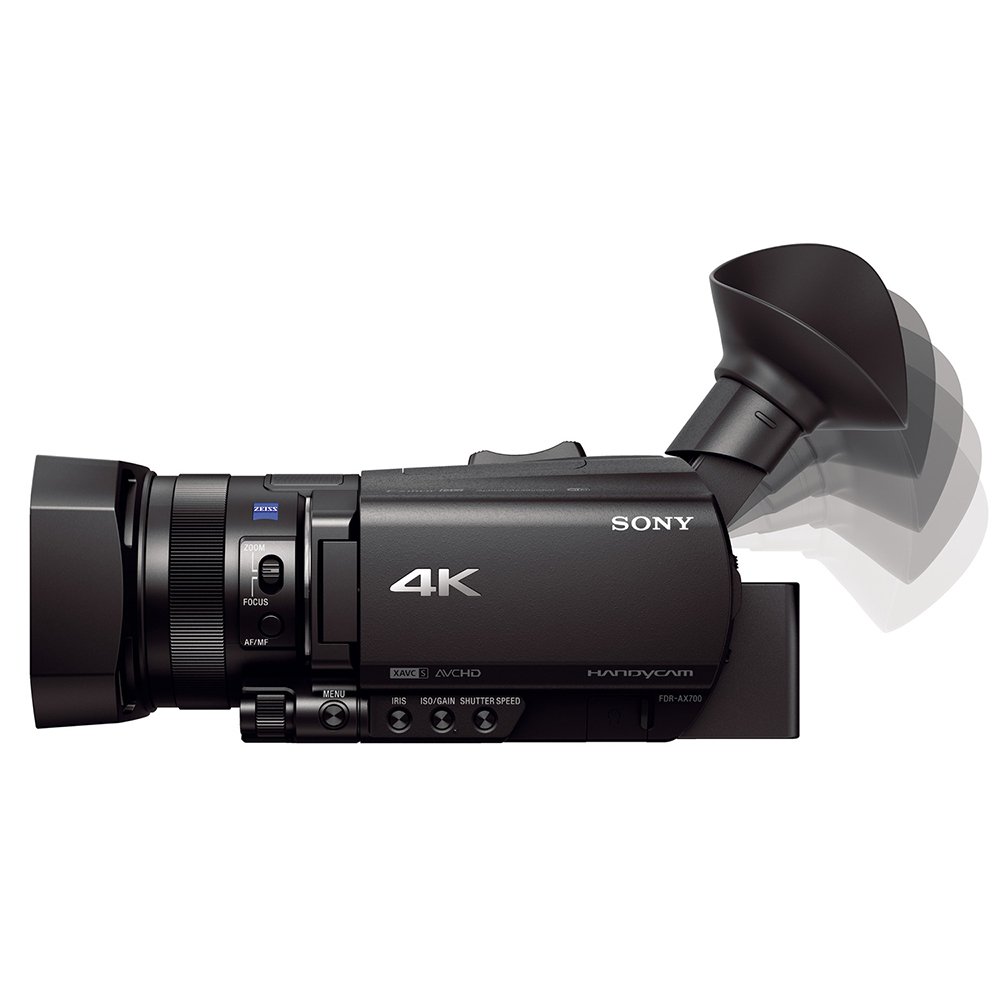 SONY FDR-AX700 4Kビデオカメラ Sony FDR-AX700 Handycam Camcorder, 4K HDR Film Quality : Amazon.in
