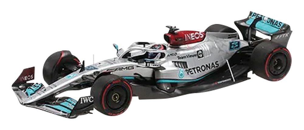 Minichamps Mercedes-AMG Petronas F1 Team F1 W13 E Performance #63 Spain GP 2022-1:18