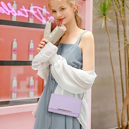 Image of AFKOMST Clutch Purses for Women Small Convertible Wristlet and Evening Bag | Vegan Leather, Fits 6.7-inch Phone /Passport, Versatile for Formal Events /Prom /Wedding /Cocktail /Night Out /Daily Use