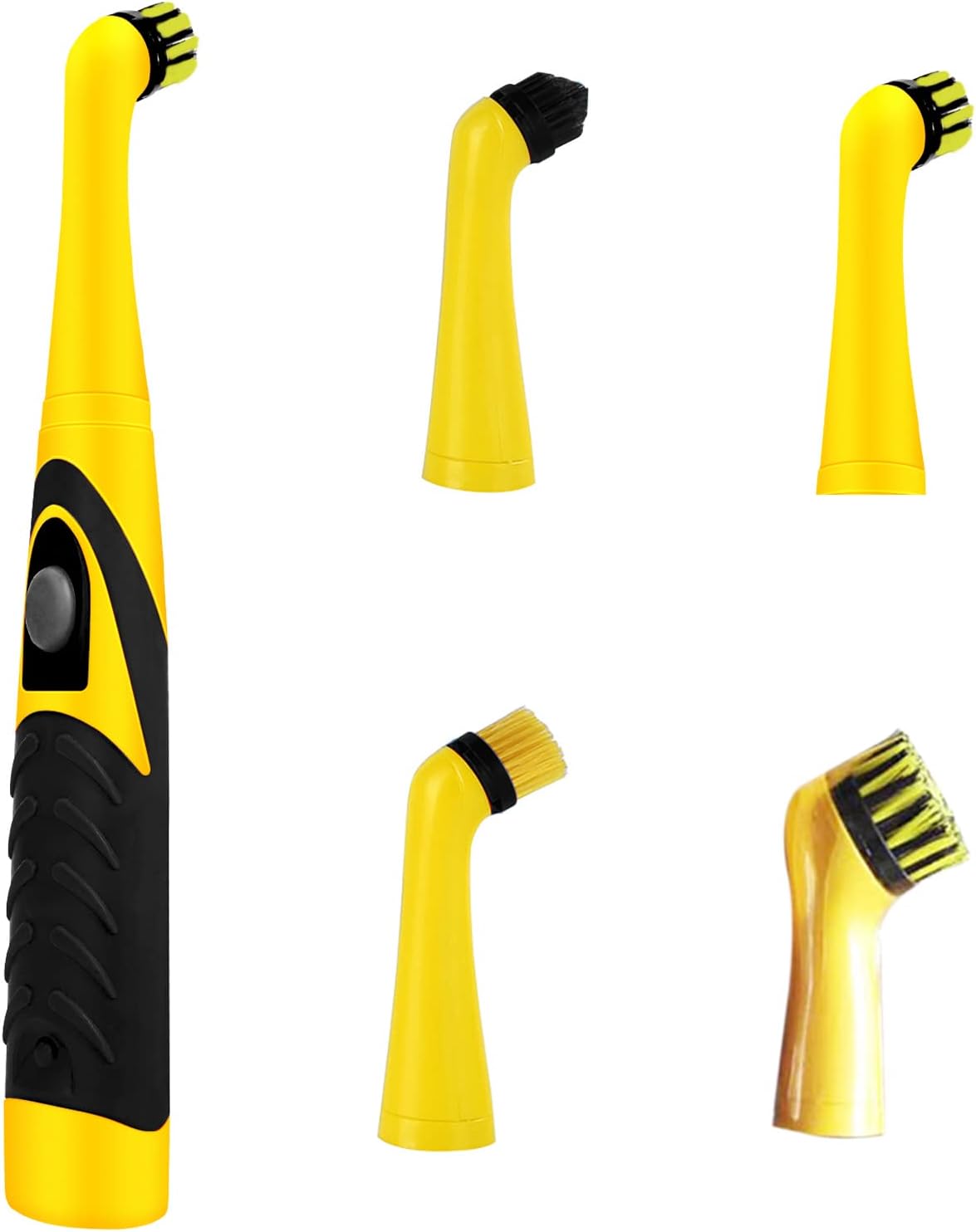 FAMKIT Cepillo de limpieza eléctrico, limpiador de energía oscilante, cepillo para el hogar para baño y cocina