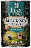 EDEN FOODS BEAN SOY BLACK NS ORG, 15 OZ, PK- 12
