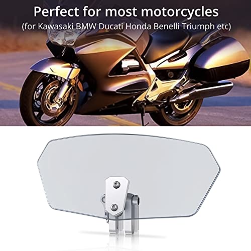 ESYNiC Parabrezza Regolabile per Moto Deflettore