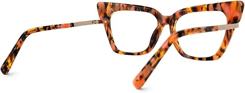 Miniatura 10 de VOOGLAM Gafas elegantes con bloqueo de luz azul de ojo de gato para mujer gafas anti UV para fatiga ocular Mariana