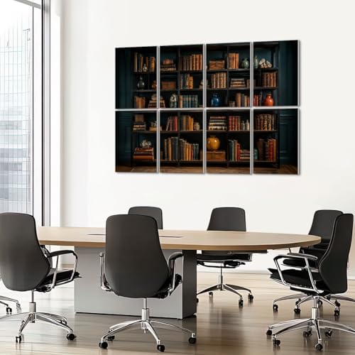 8 Pack Paneles acústicos decorativos absorbentes de sonido en fibra de poliéster 48"x32" miniatura 7