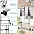 DEZEX 12.5 FT Stainless Steel Telescoping Ladders - One-Button Retraction Collapsible Extension Ladder for Home, RV, Attic, Multi Position Folding Ladder with Balance Bar & Wheels, Lasts 330 LBS