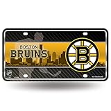 NHL Boston Bruins Metal Auto Tag
