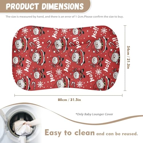 Image of ZOUTAIRONG Funny Santa Claus Bassinet Sheetsack Bassinet Sheets for Christmas Unisex Fitted Baby Bassinet Sheets Set for Standard Bassinets for Baby Boys or Girls