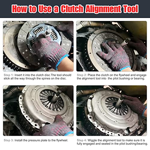 Clutch Alignment Tool Kit 11 Pc Universal Clutch Disk