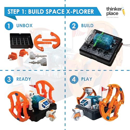 Image of Space X-Plorer DIY Kit | Build, Learn & Play | STEM Toy for Kids Age 8+ | Space Exploration Learning Kit with AR Experience | Fun Educational Game