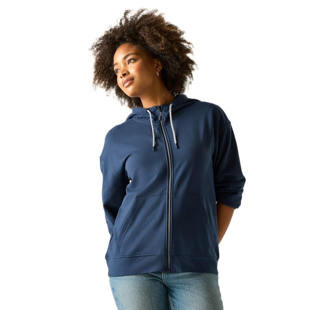 Regatta Women's Fleece Hoodie - Navy - Size 16