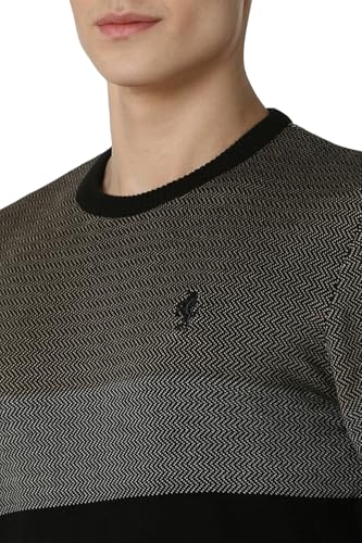 Image of Van Heusen Men's Luxury Sports Regular Fit Full Sleeve Crew Neck Sweater | Sophisticated Flair | Super Premium Fabric