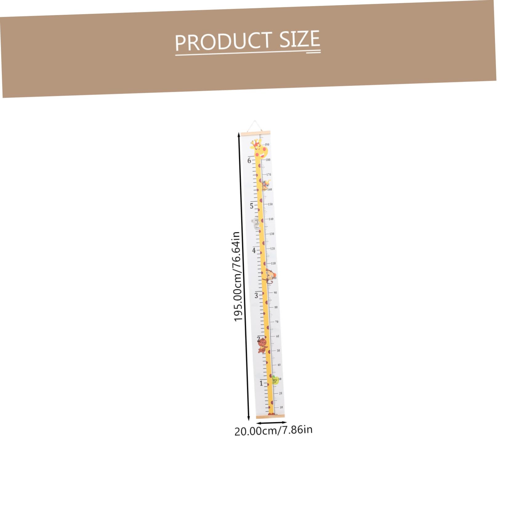 ULDIGI Boys and Girls Growth Chart for Wall Monthly Milestone Toddler Wall Decor Hanging Height Chart Easy Installation for Birthday Christmas