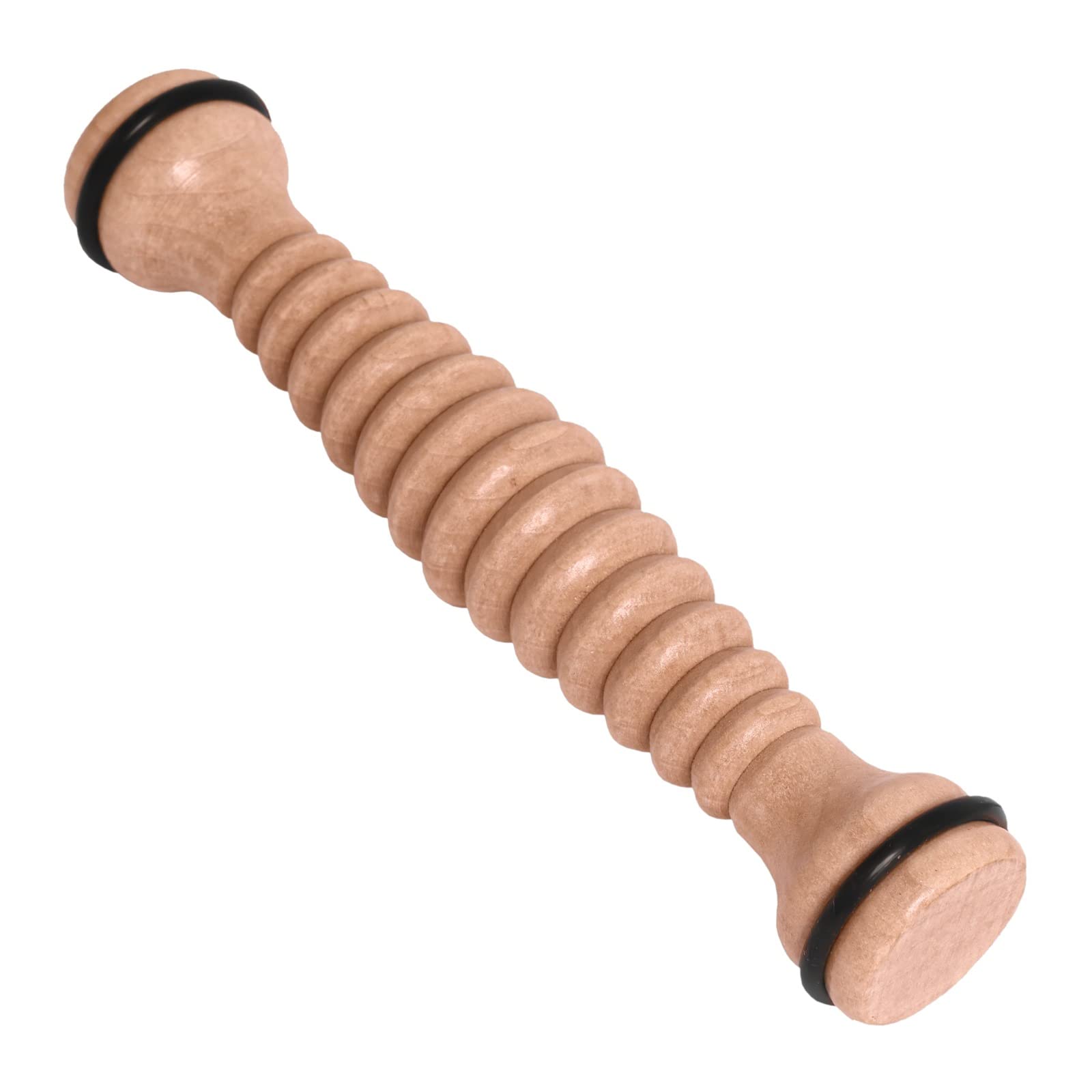 TOFL - Wooden Foot Massager - Natural Acupressure Reflexology Massage Roller for Relaxation and Stress Relief