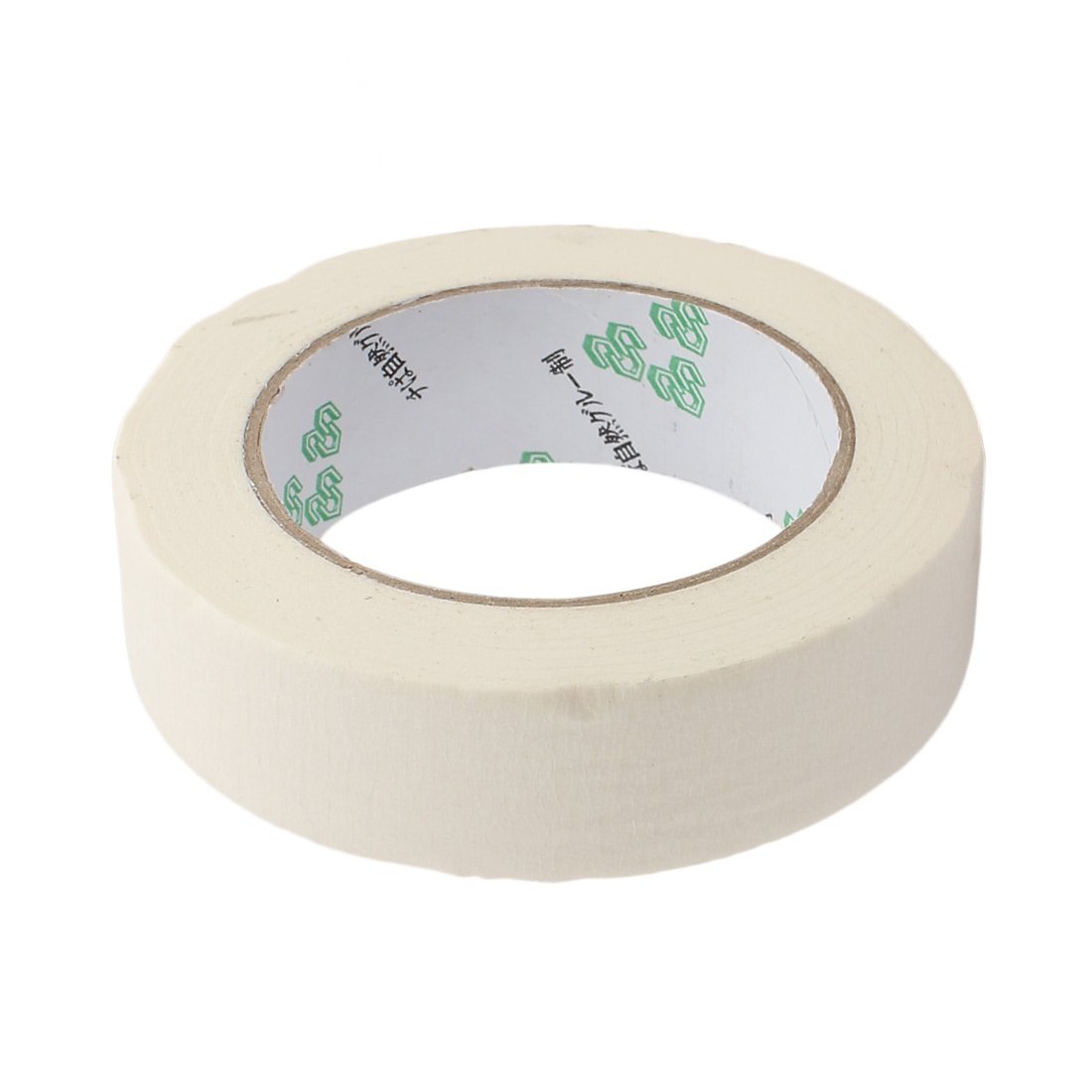 Aexit 5 sztuk 3 cm szerokości samoprzylepna papierowa taśma malarska do pisania biała 50 M długość(Longueur de 50M de bande de papier adhésif de peinture de papier adhésif de largeur de 5PCS 3cm