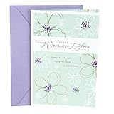 Hallmark Anniversary Greeting Card to Wife (Flower Outlines)