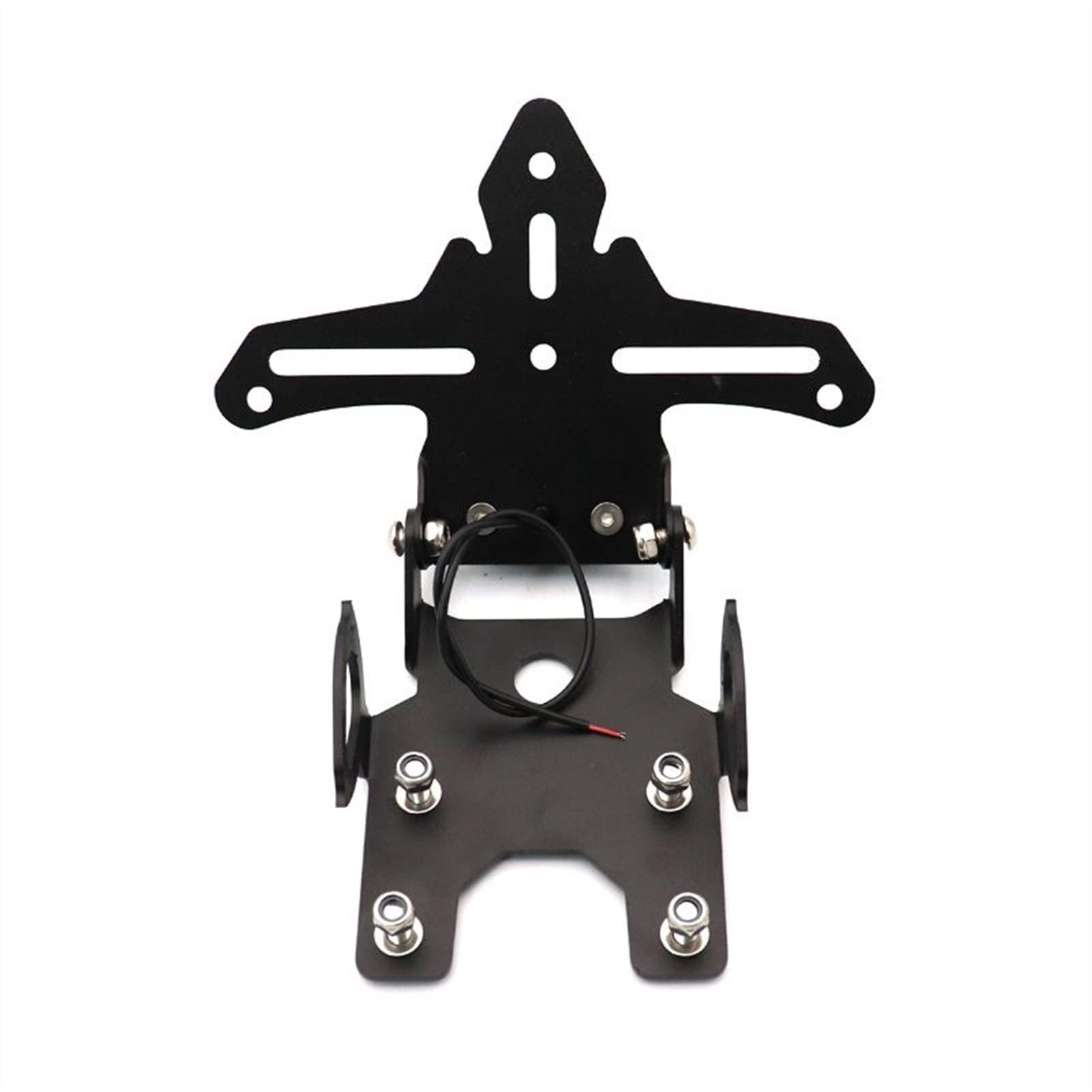 WELSAA Support Plaque Moto Pour Y&amaha XSR 155 XSR155 2019 2020 2021 2022 Cadre De Montage De Support De Poupée Mobile De Plaque D'immatriculation Arrière Avec Lumière (Color : XSR155