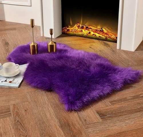 Image of VRB Dec 1 Mtr 60inch Fur White Cloth for Decoration,Baby Photoshoot Props Cloth for Decoration,Parties,Costumes, Gift Packing,Party Decor,Backdrop for Wedding mandap,Pooja (Purple, 1 Mtr)